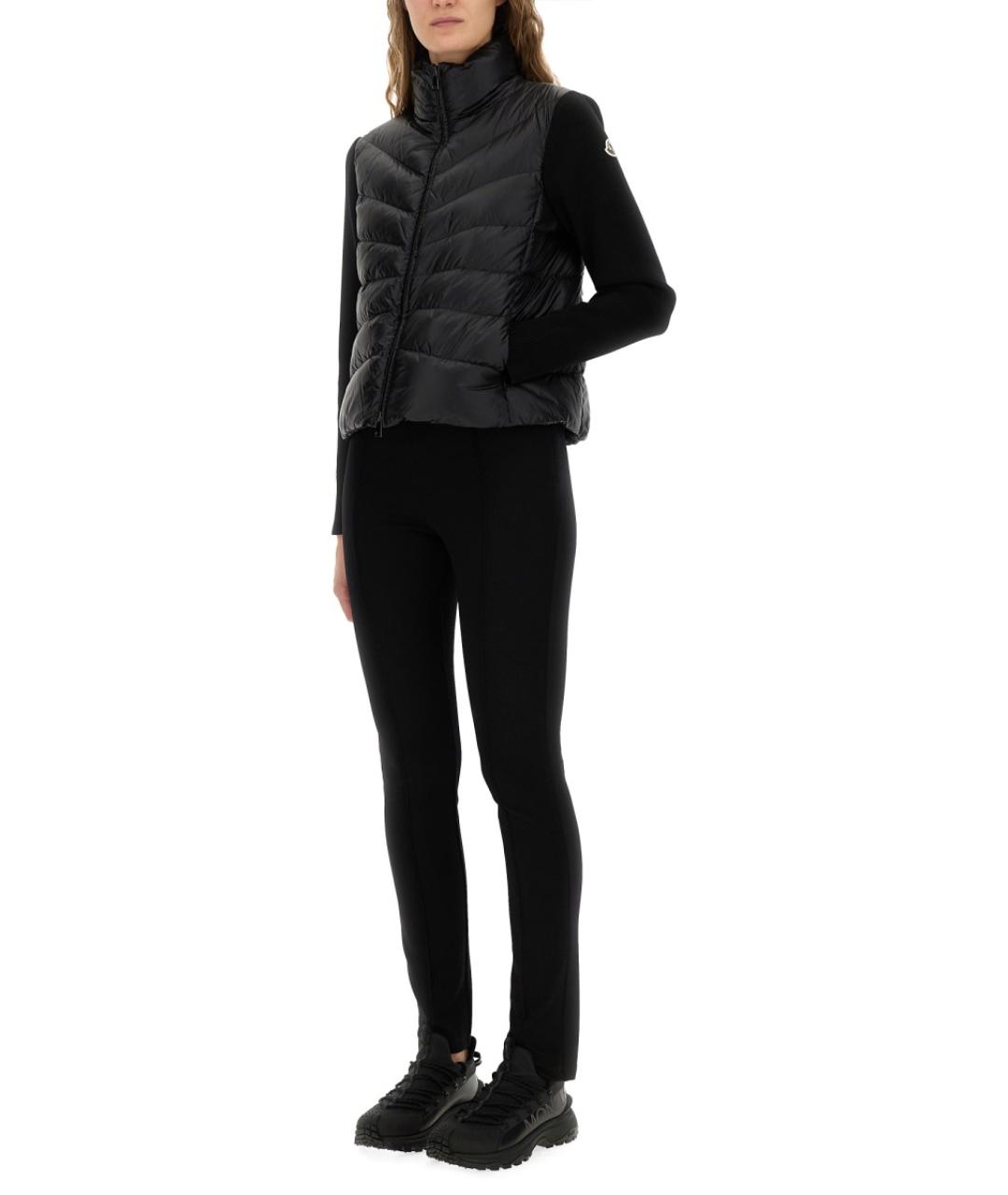 MONCLER Черный жилет, фото 3