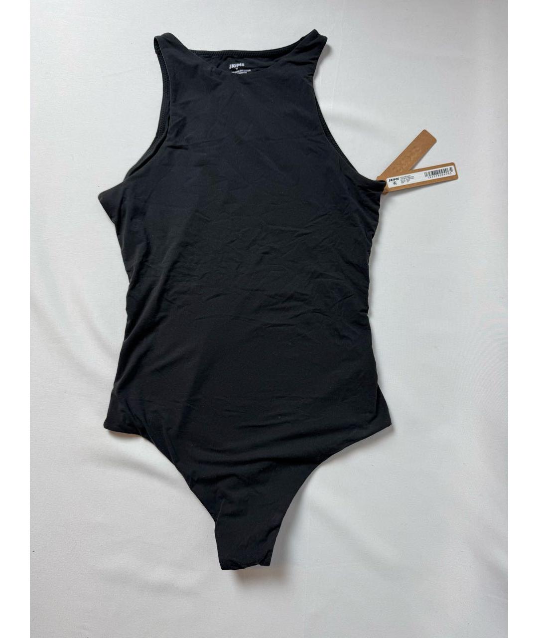 SKIMS Черное полиамидовое боди, фото 2