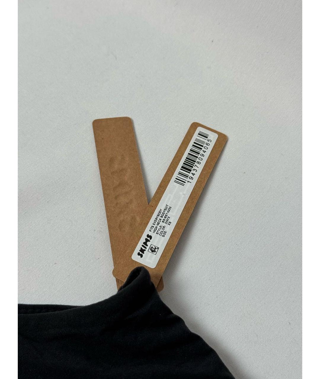 SKIMS Черное полиамидовое боди, фото 3