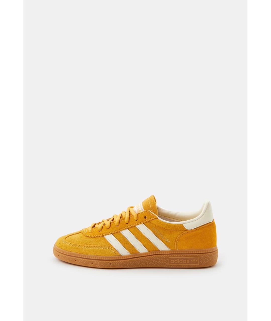 ADIDAS Оранжевое замшевые низкие кроссовки / кеды, фото 4