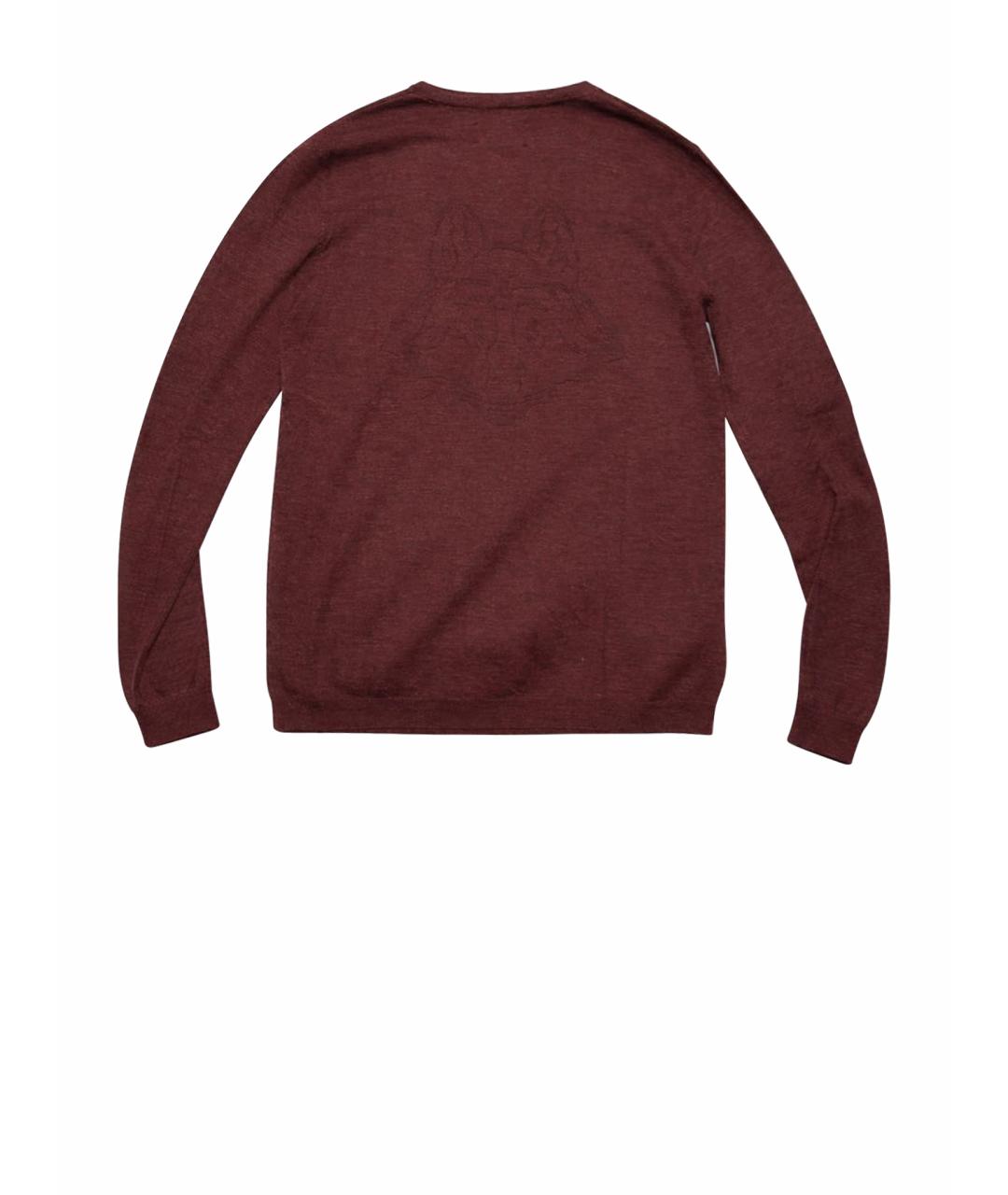 ZADIG & VOLTAIRE Бордовый шерстяной джемпер / свитер, фото 1