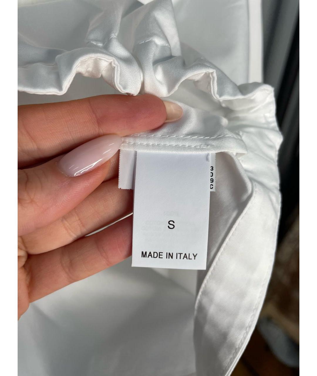 BRUNELLO CUCINELLI Белая хлопковая рубашка, фото 6