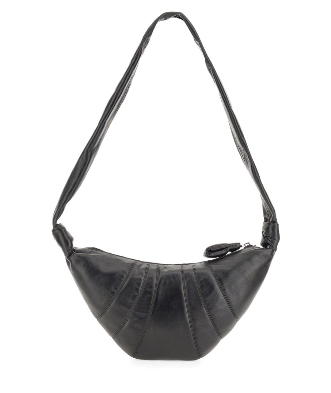 LEMAIRE Черная хлопковая сумка через плечо, фото 3