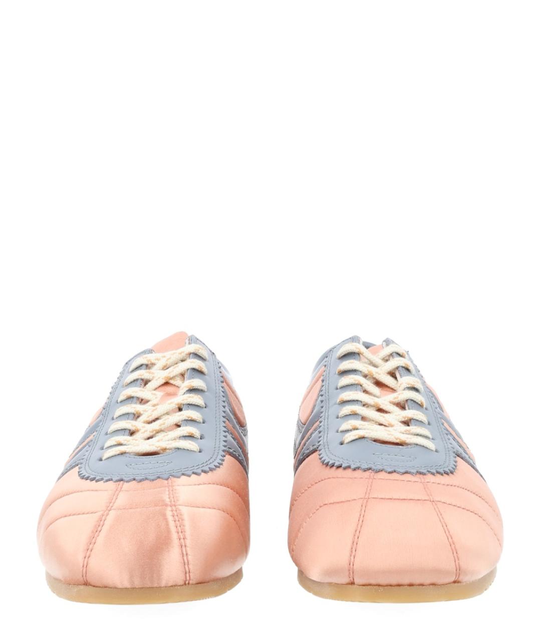 DRIES VAN NOTEN Розовые синтетические кроссовки, фото 3