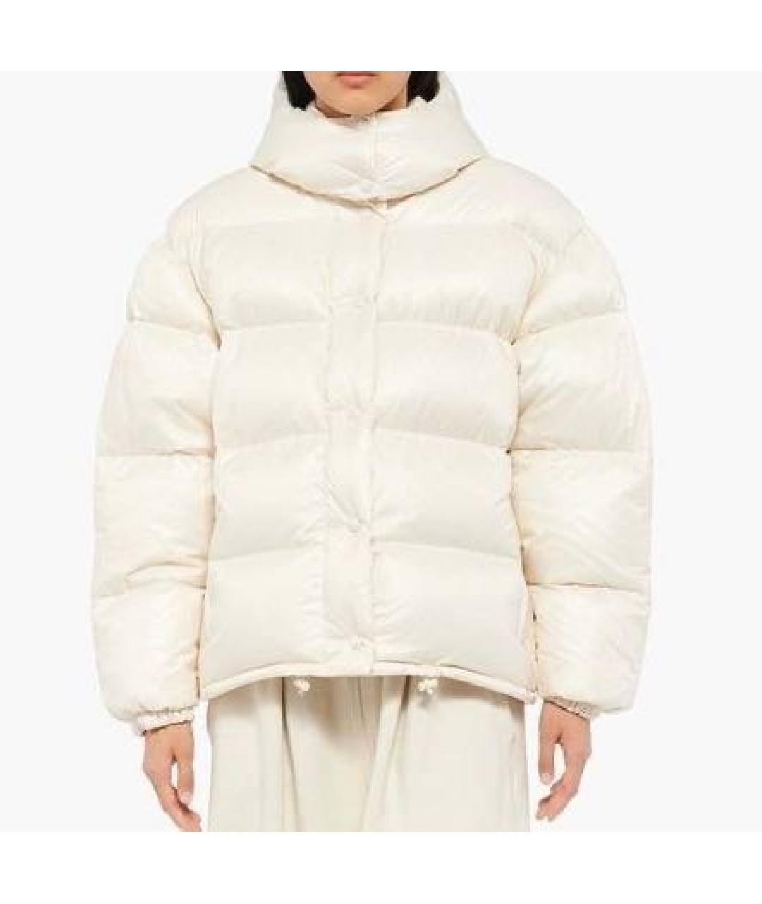MIU MIU Белый пуховик, фото 3