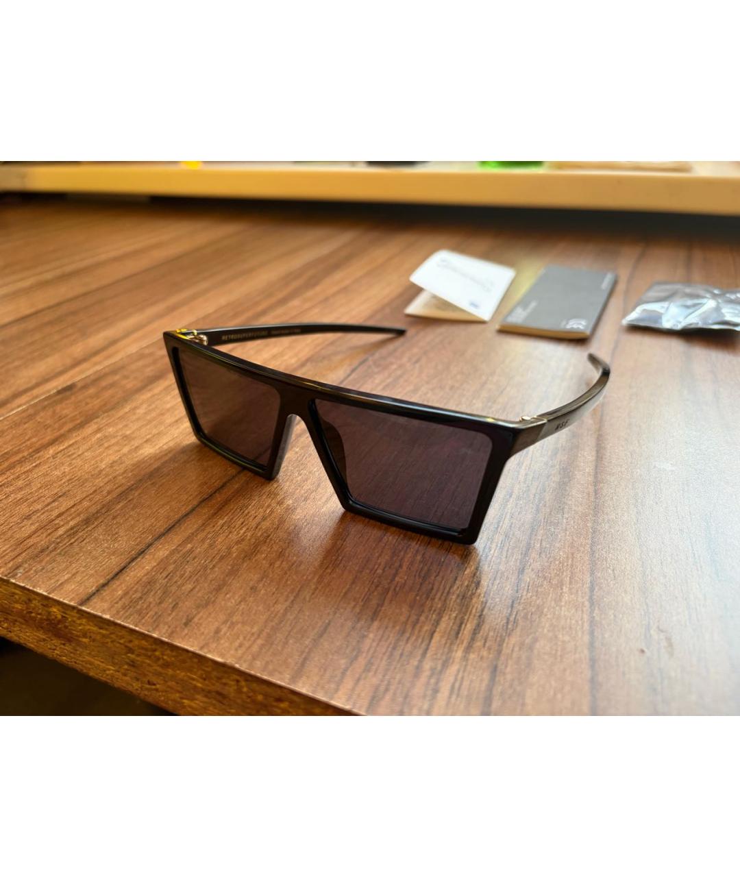 RETROSUPERFUTURE Черные пластиковые солнцезащитные очки, фото 2