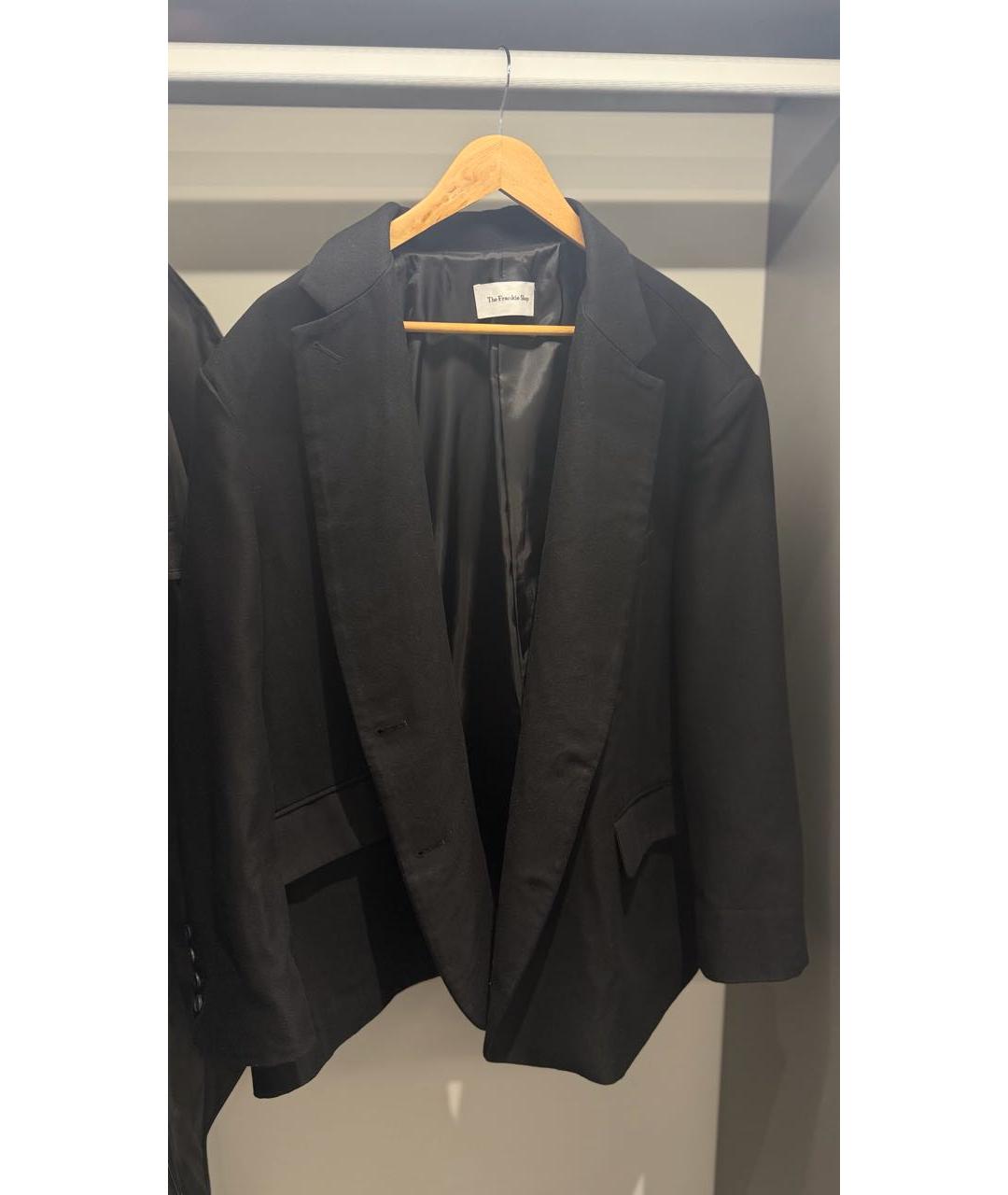 THE FRANKIE SHOP Черный полиэстеровый жакет/пиджак, фото 9
