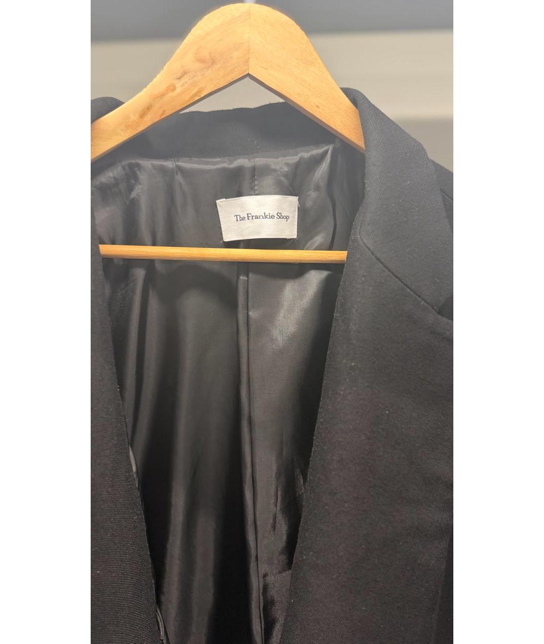 THE FRANKIE SHOP Черный полиэстеровый жакет/пиджак, фото 3