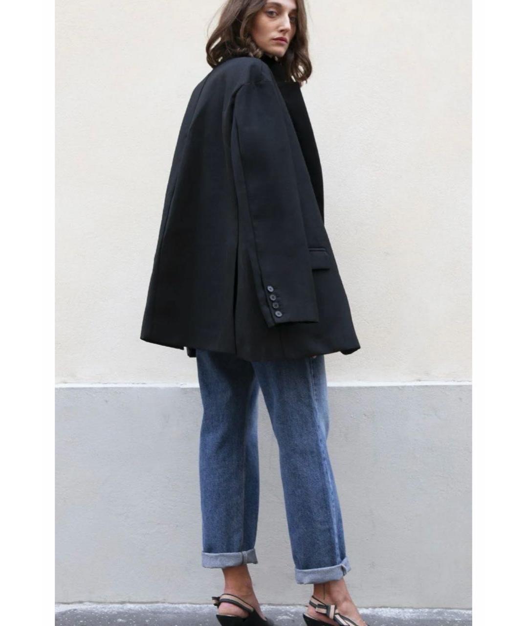 THE FRANKIE SHOP Черный полиэстеровый жакет/пиджак, фото 7