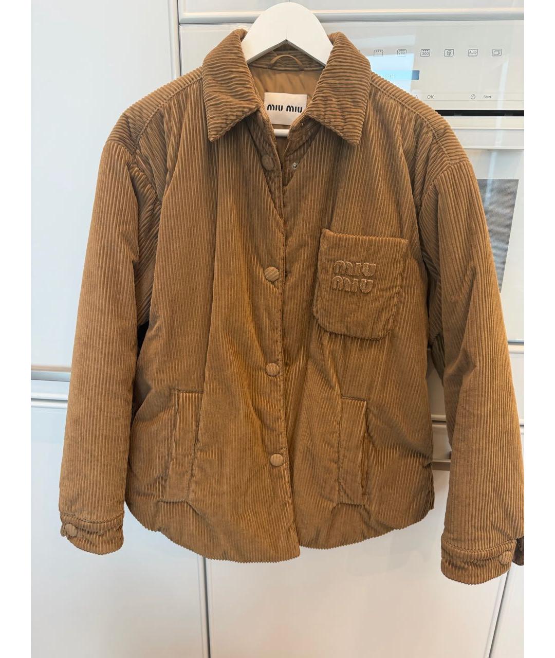 MIU MIU Бежевая куртка, фото 6