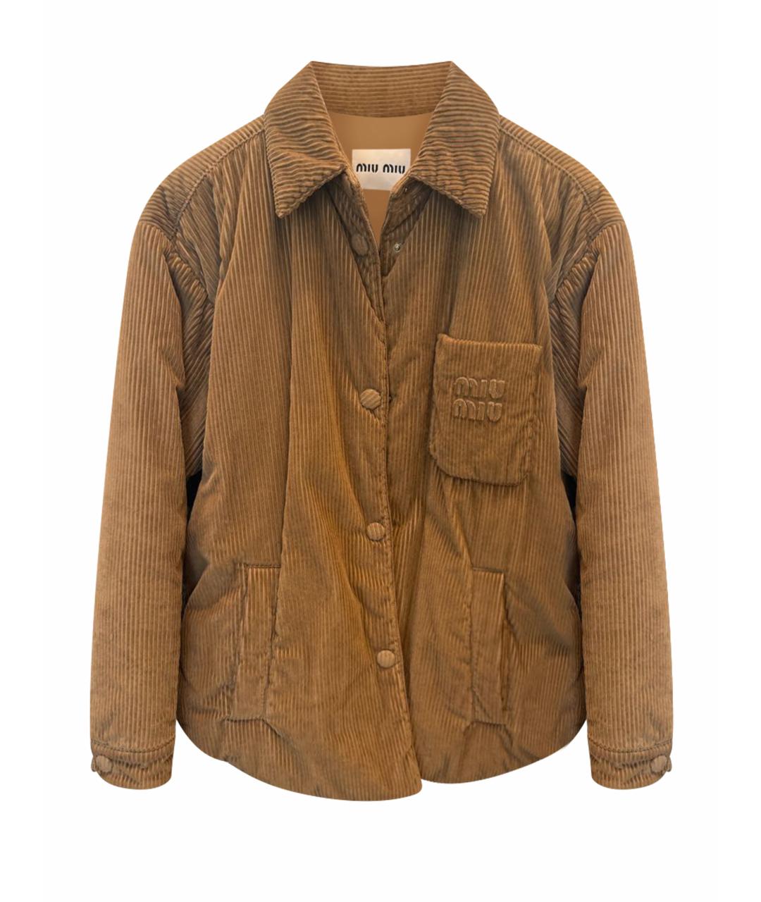 MIU MIU Бежевая куртка, фото 1