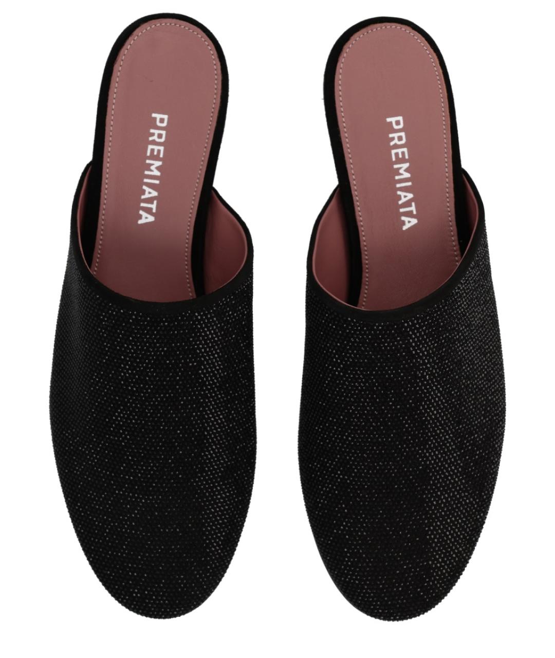 PREMIATA Черные кожаные мюли, фото 3