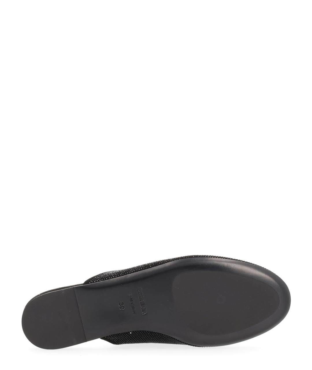 PREMIATA Черные кожаные мюли, фото 4
