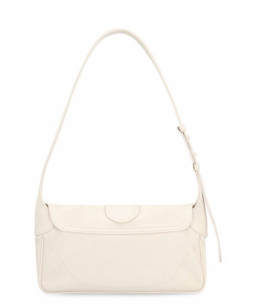 GUCCI Белая кожаная сумка через плечо, фото 2