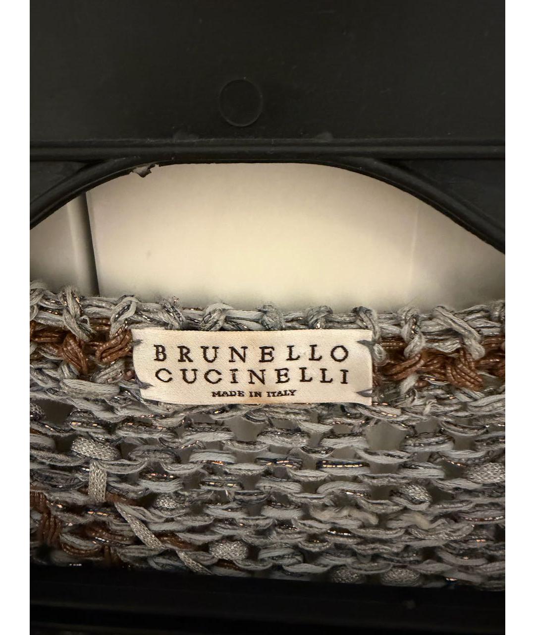 BRUNELLO CUCINELLI Серая полиэстеровая жилетка, фото 3