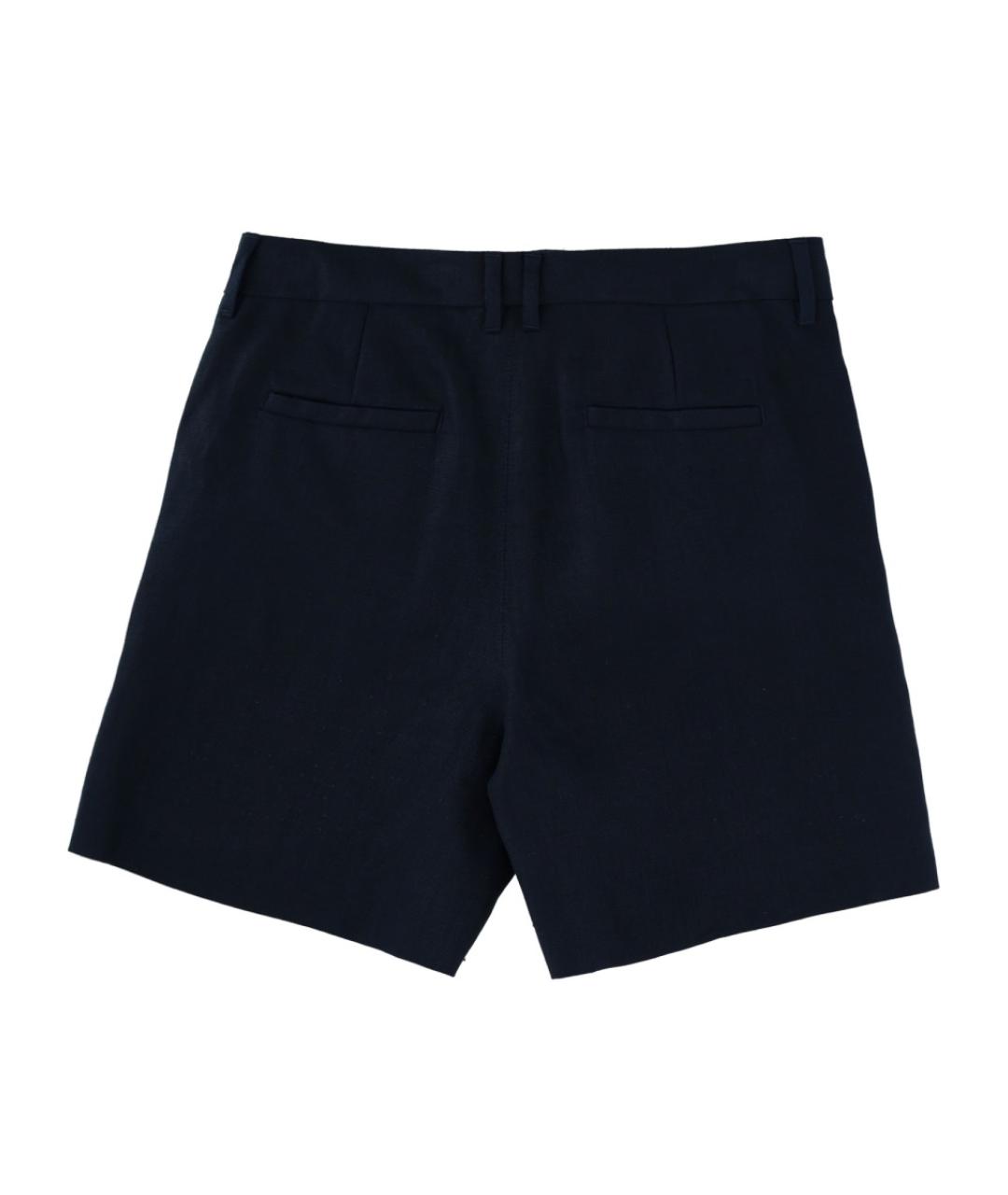 'S MAX MARA Синие льняные шорты, фото 2