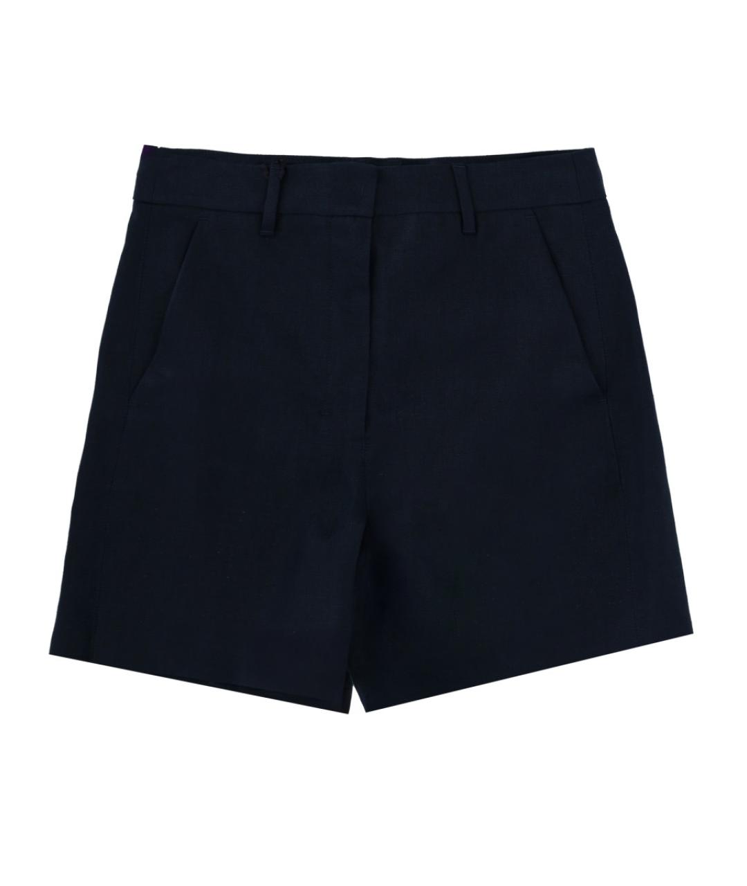 'S MAX MARA Синие льняные шорты, фото 1