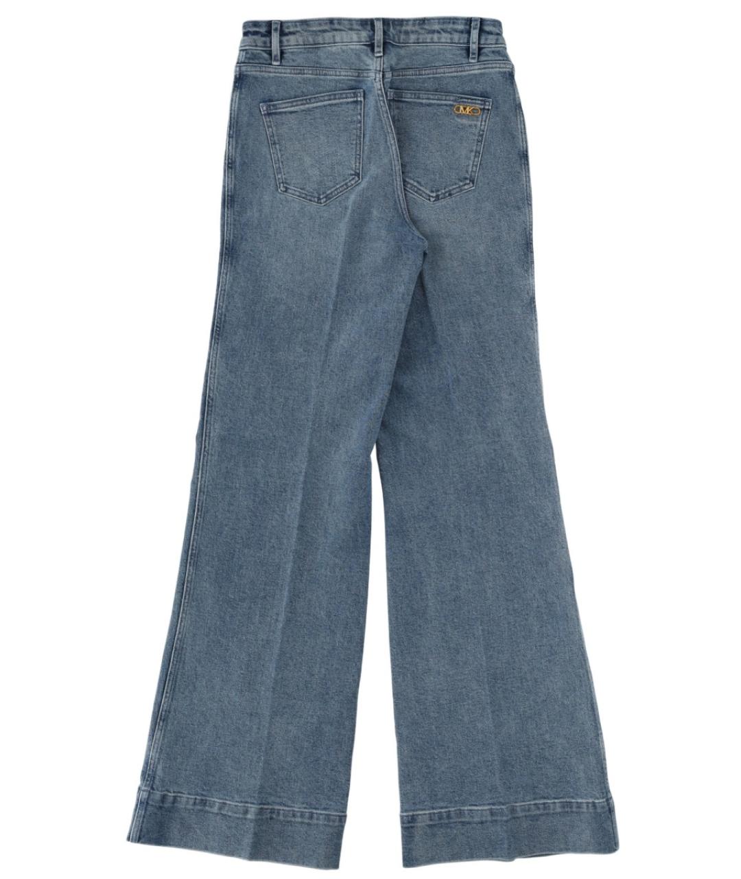 MICHAEL KORS Синие хлопковые прямые джинсы, фото 2