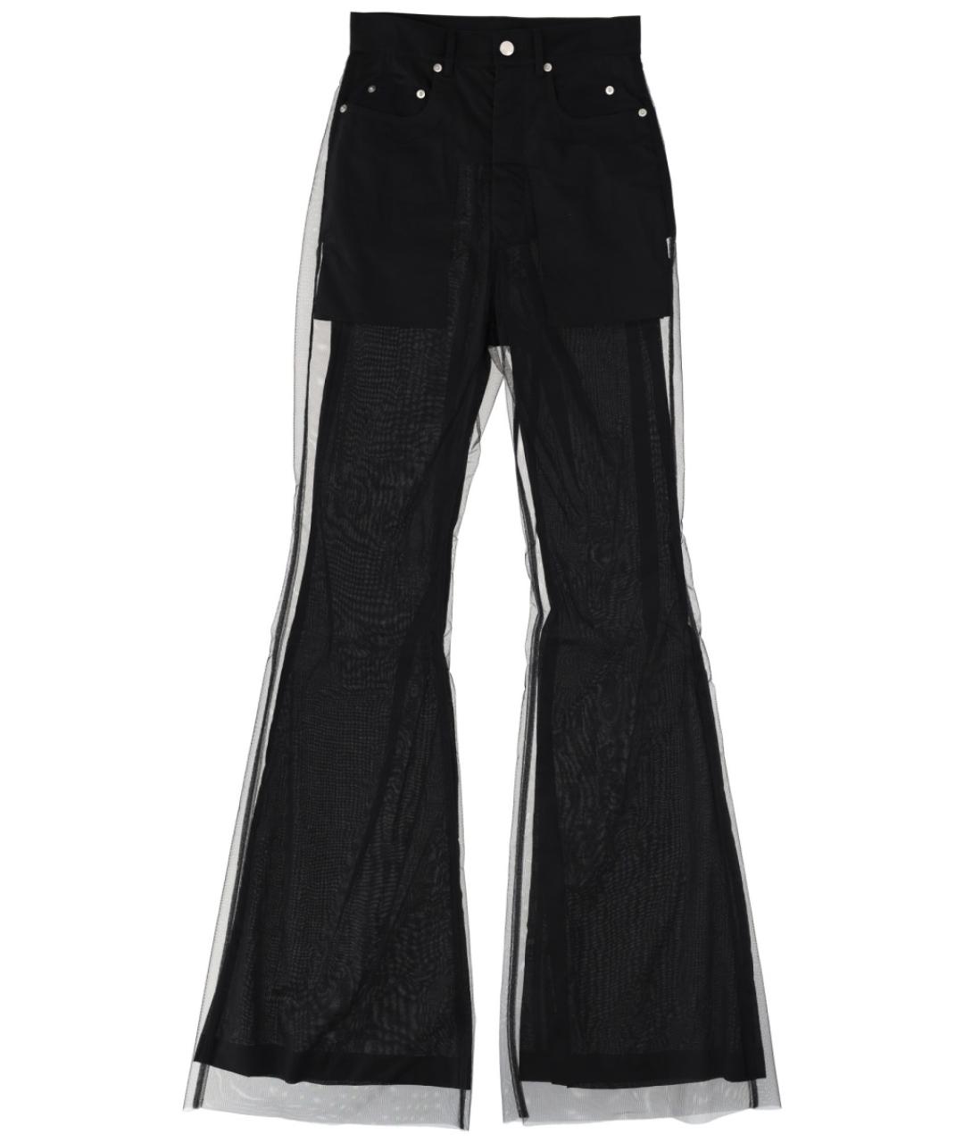 RICK OWENS Черные джинсы клеш, фото 1