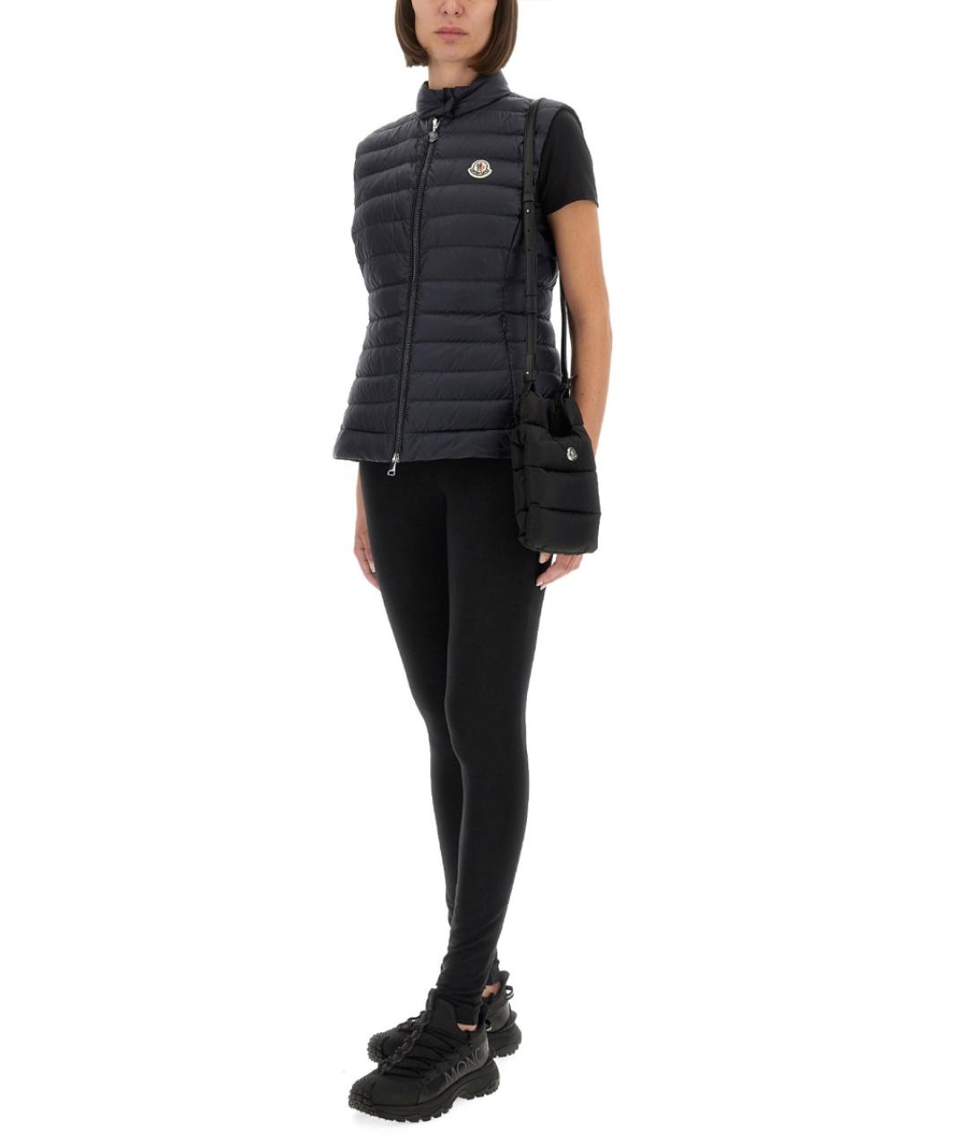 MONCLER Синий полиамидовый жилет, фото 3