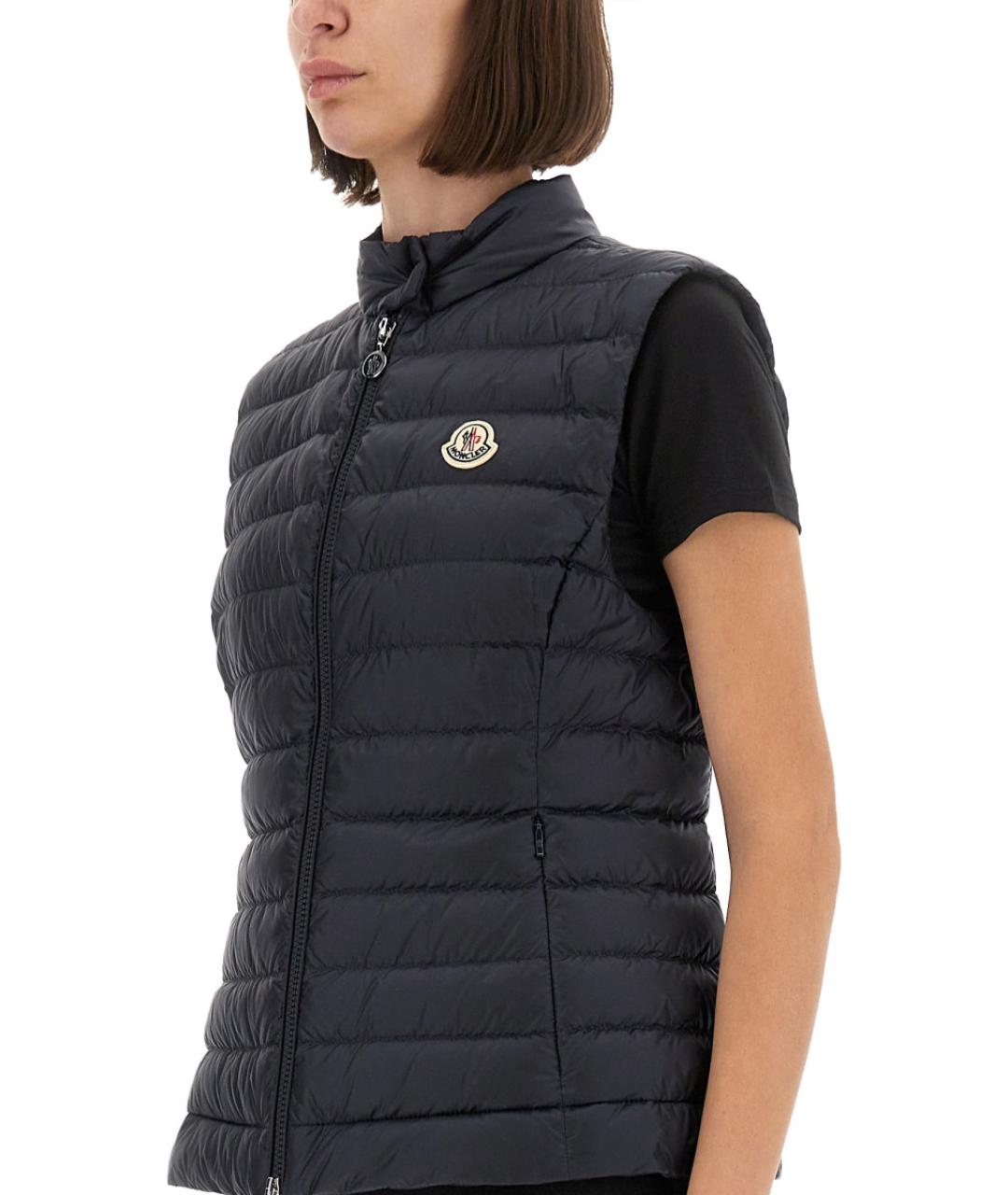 MONCLER Синий полиамидовый жилет, фото 5