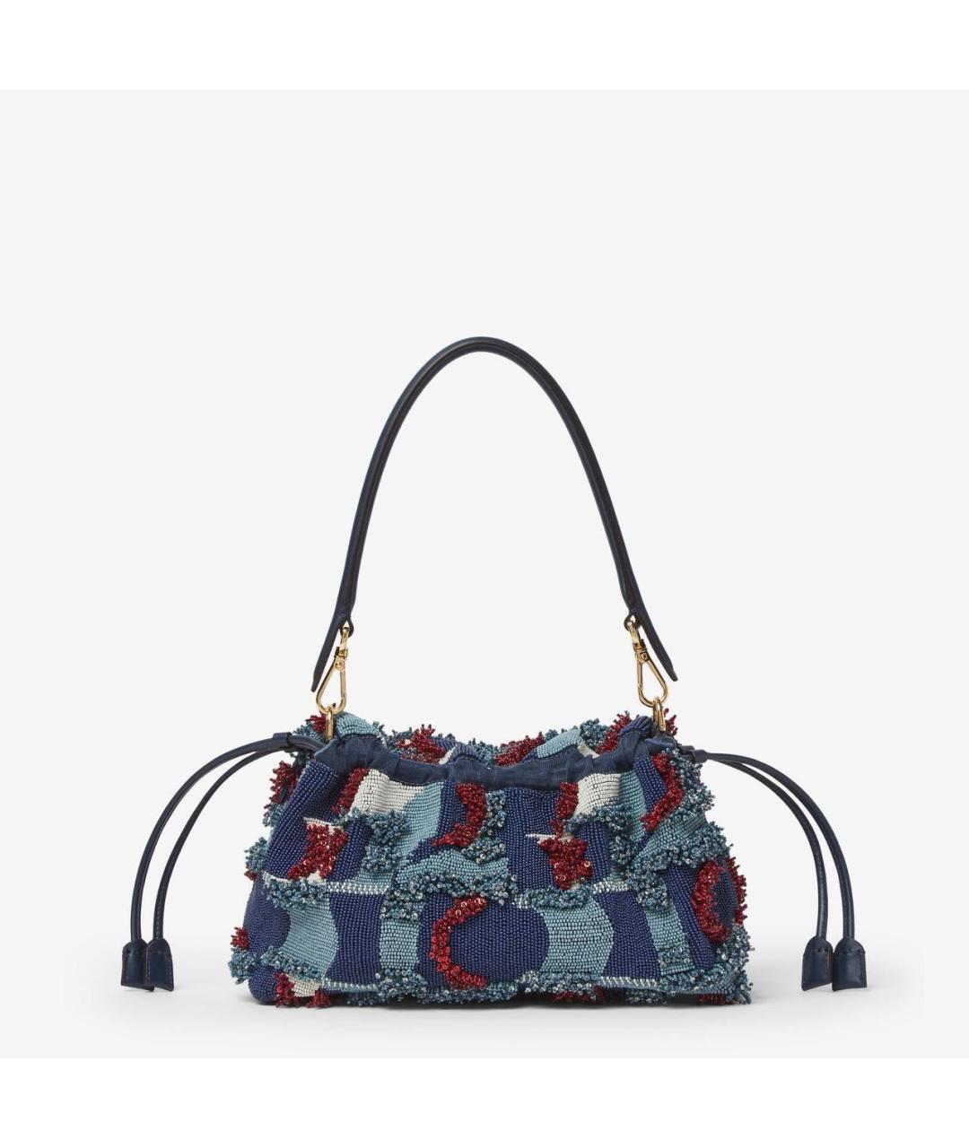 FENDI Синяя сумка через плечо, фото 2