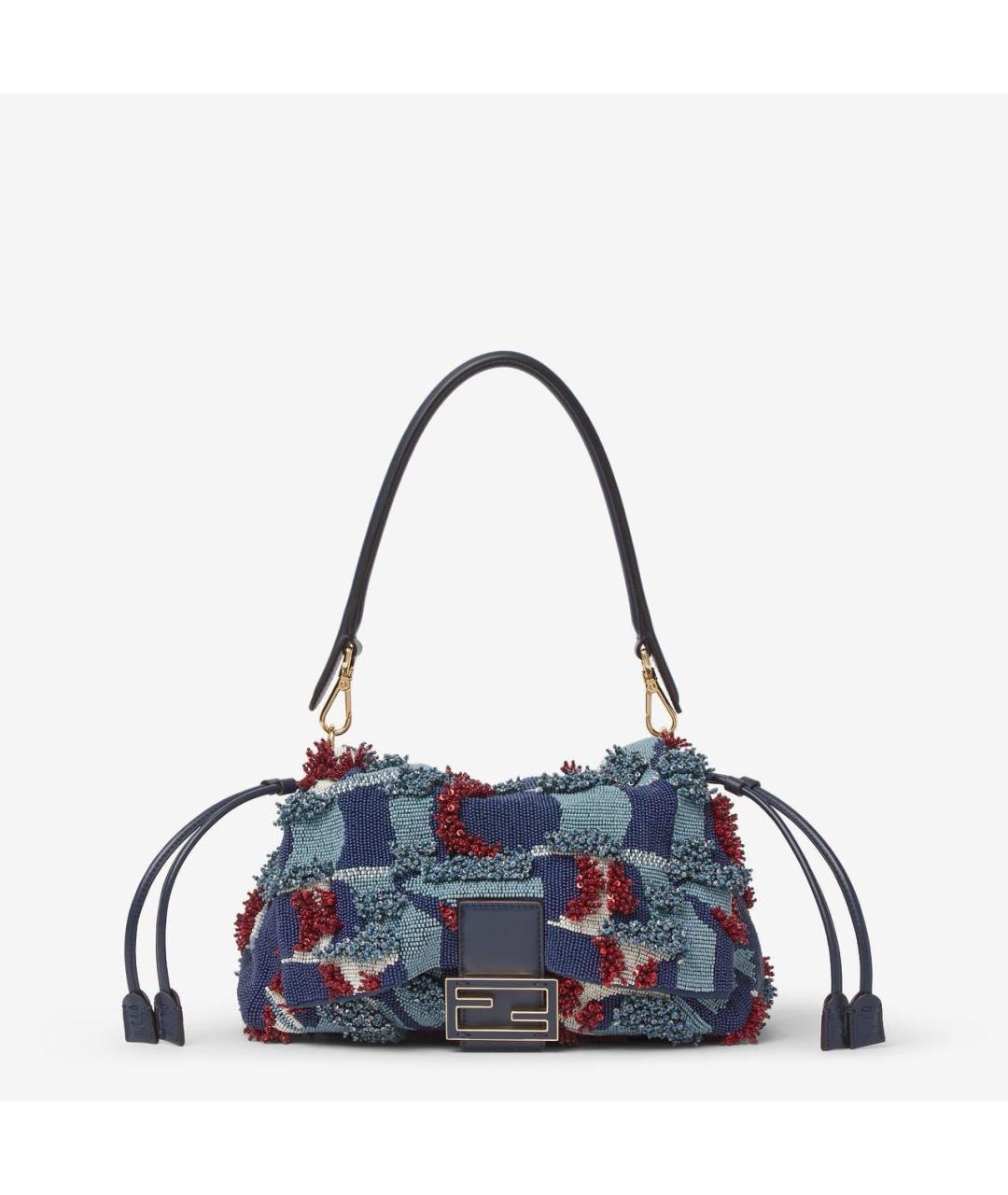 FENDI Синяя сумка через плечо, фото 9