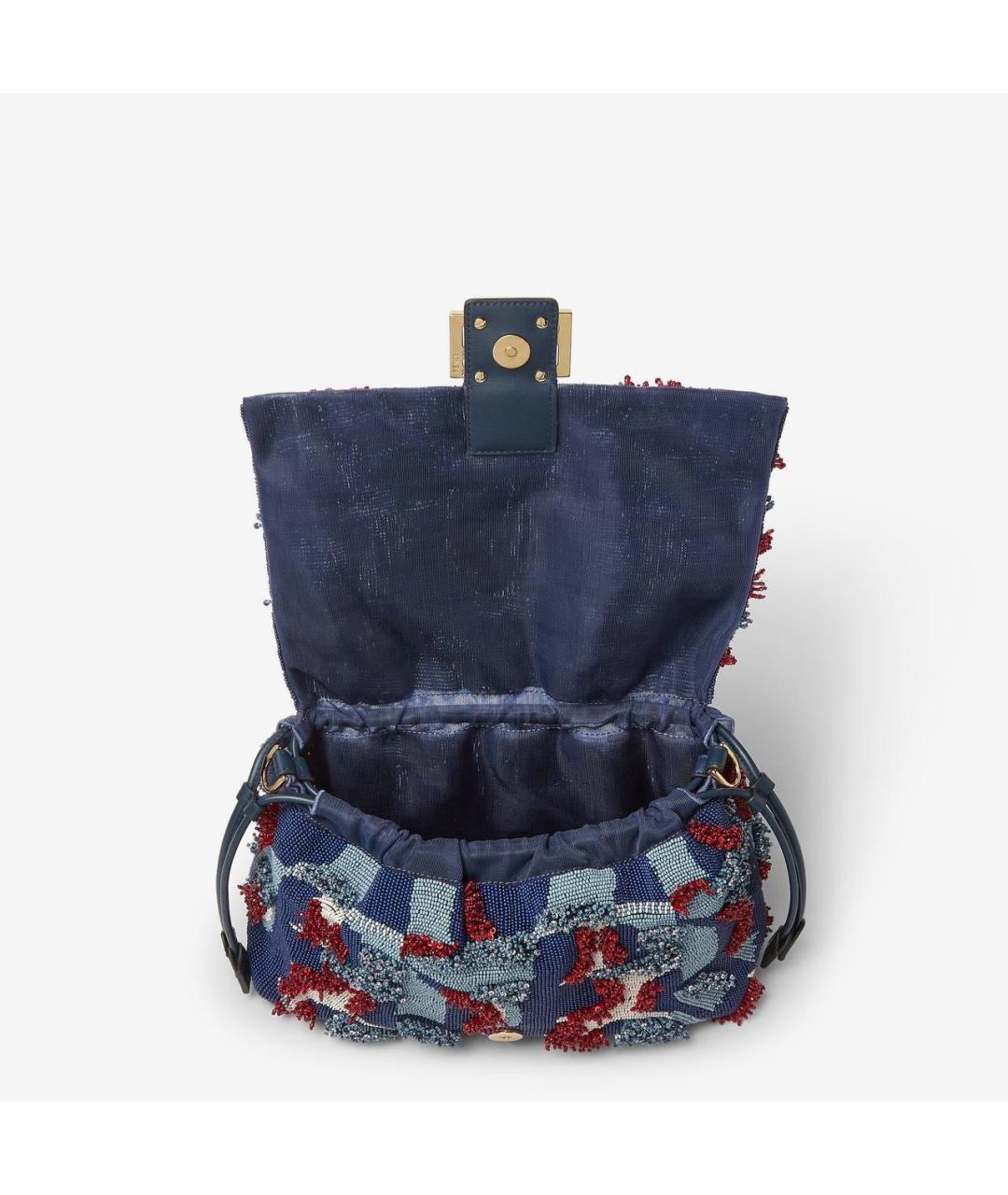 FENDI Синяя сумка через плечо, фото 3