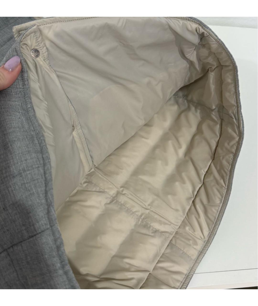 BRUNELLO CUCINELLI Серый льняной жилет, фото 5