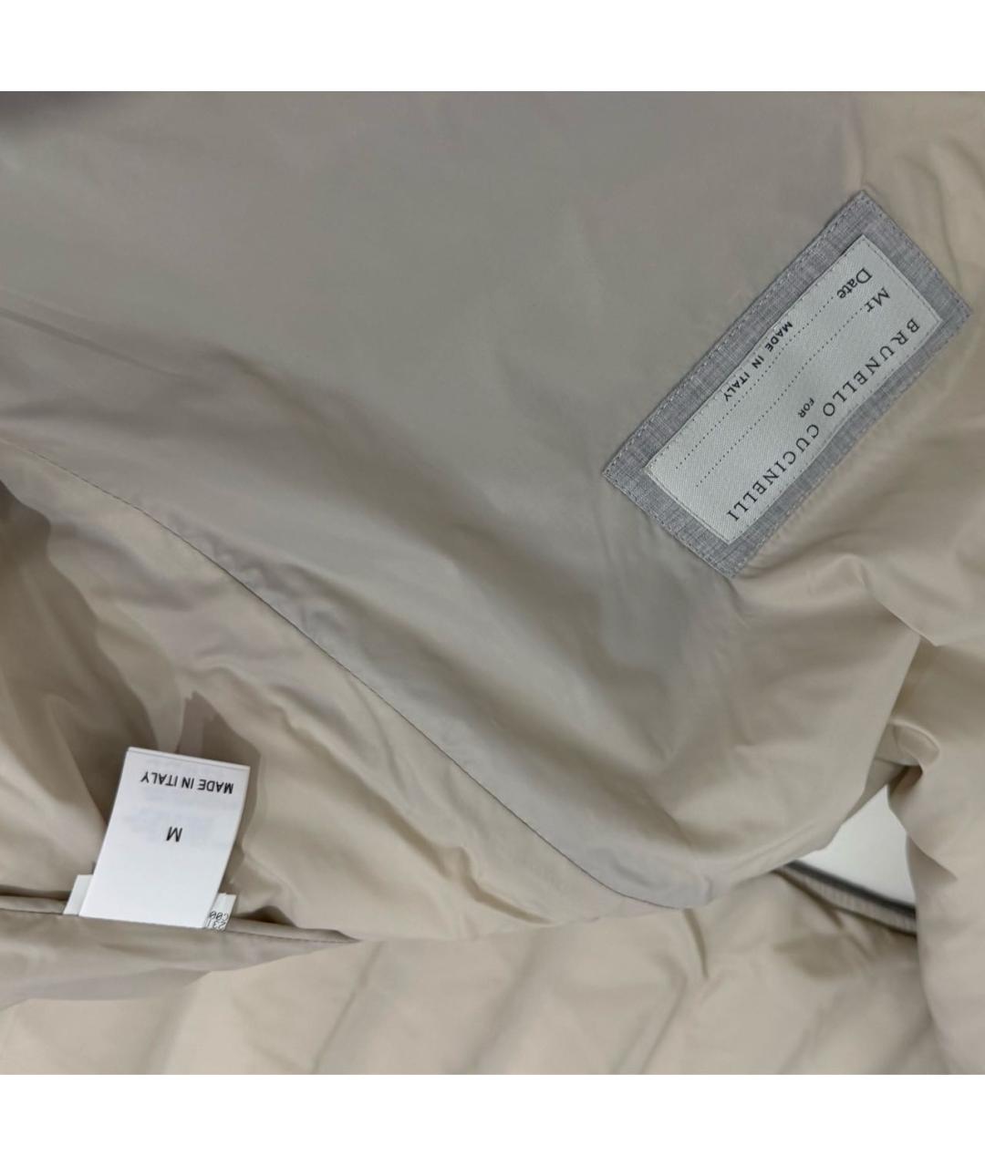 BRUNELLO CUCINELLI Серый льняной жилет, фото 7