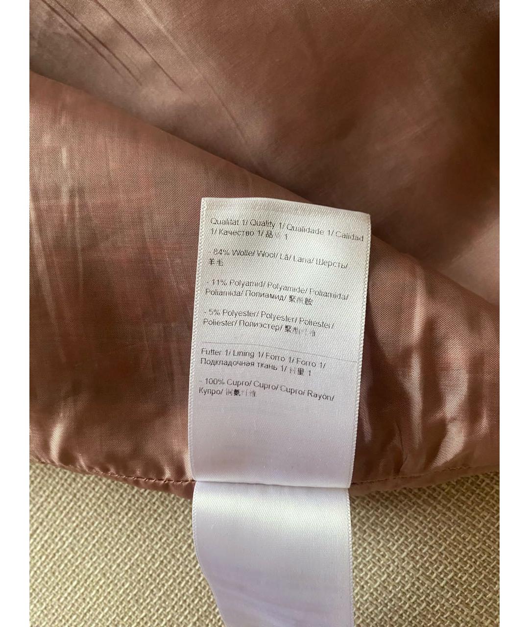 ESCADA Розовая шерстяная юбка миди, фото 4