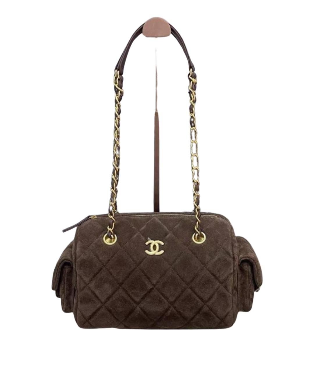 CHANEL Коричневая сумка через плечо, фото 1