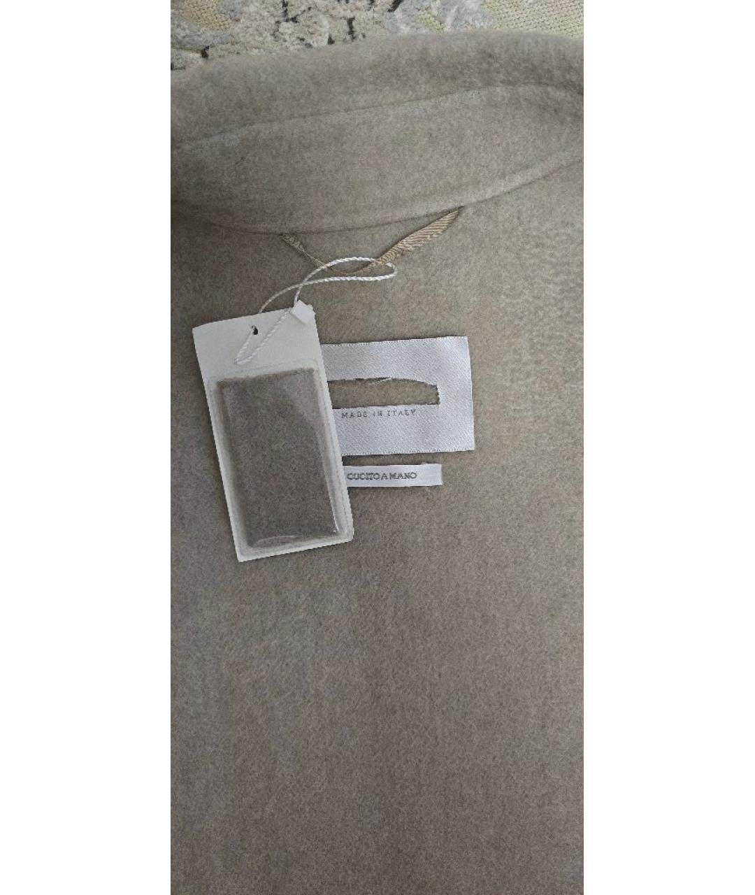 MAX MARA Бежевое кашемировое пальто, фото 3