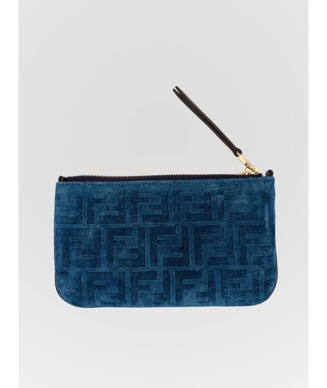 FENDI Синяя косметичка, фото 2