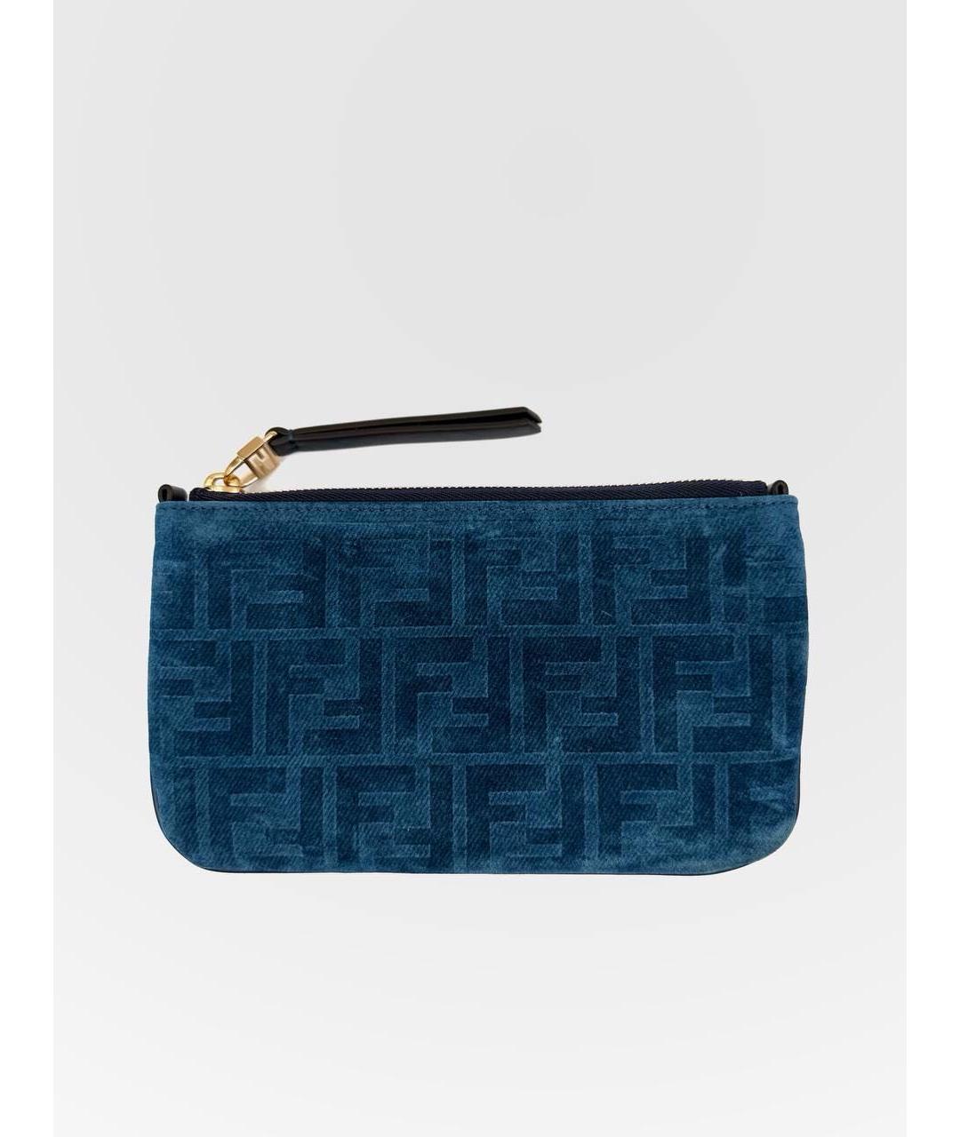 FENDI Синяя косметичка, фото 7