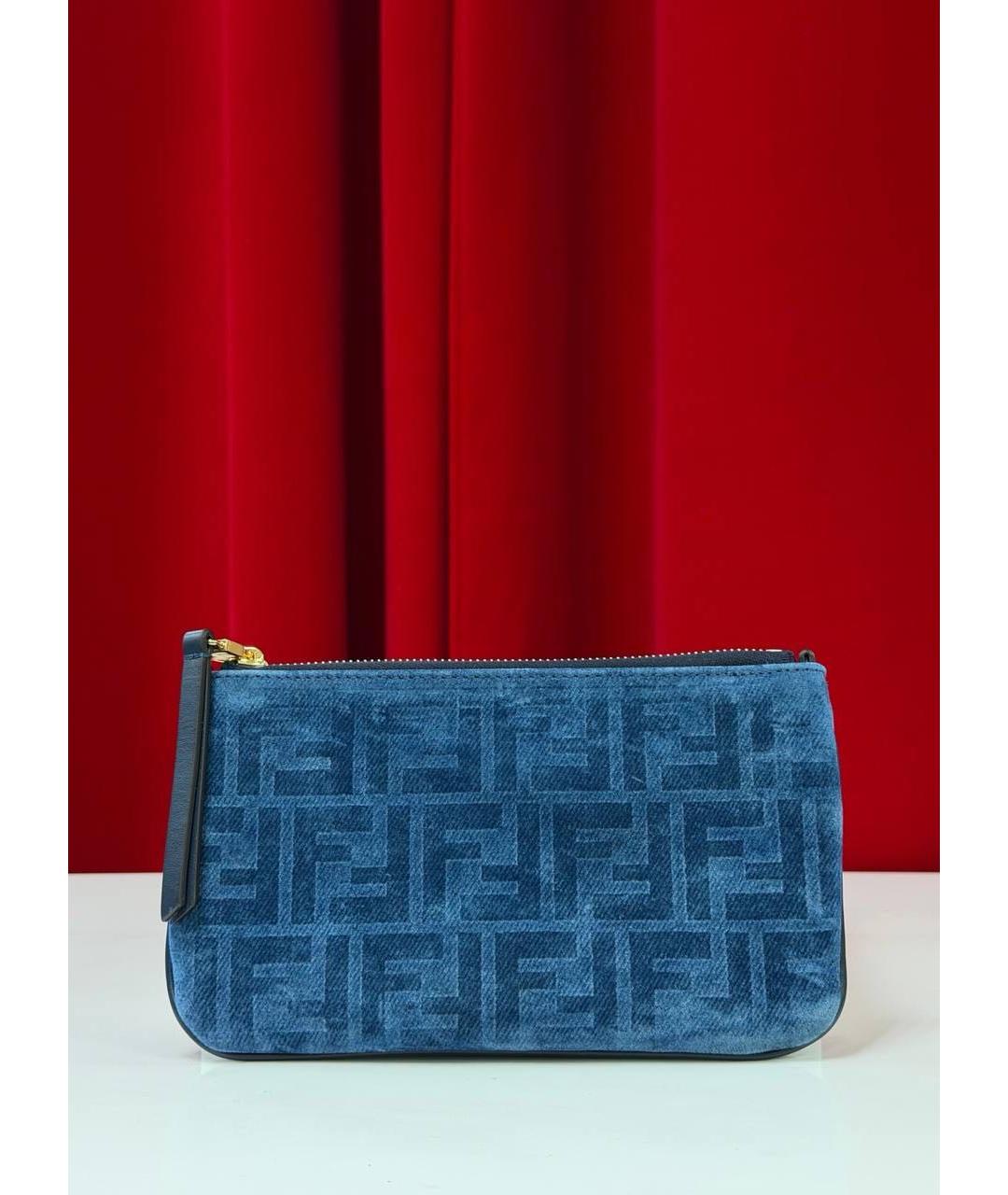 FENDI Синяя косметичка, фото 5