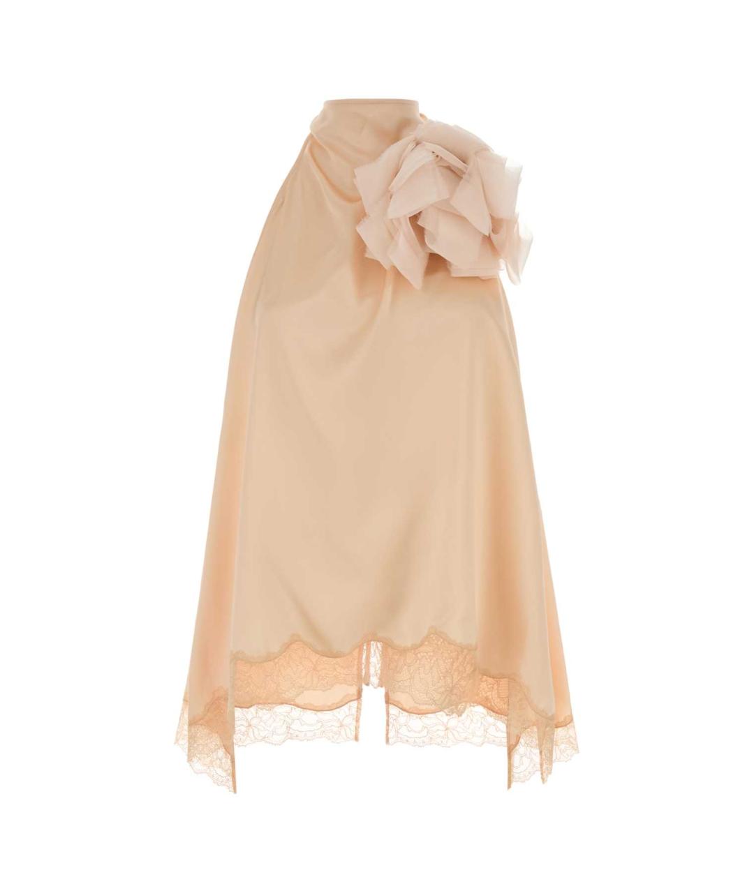 MAGDA BUTRYM Оранжевая шелковая блузы, фото 1