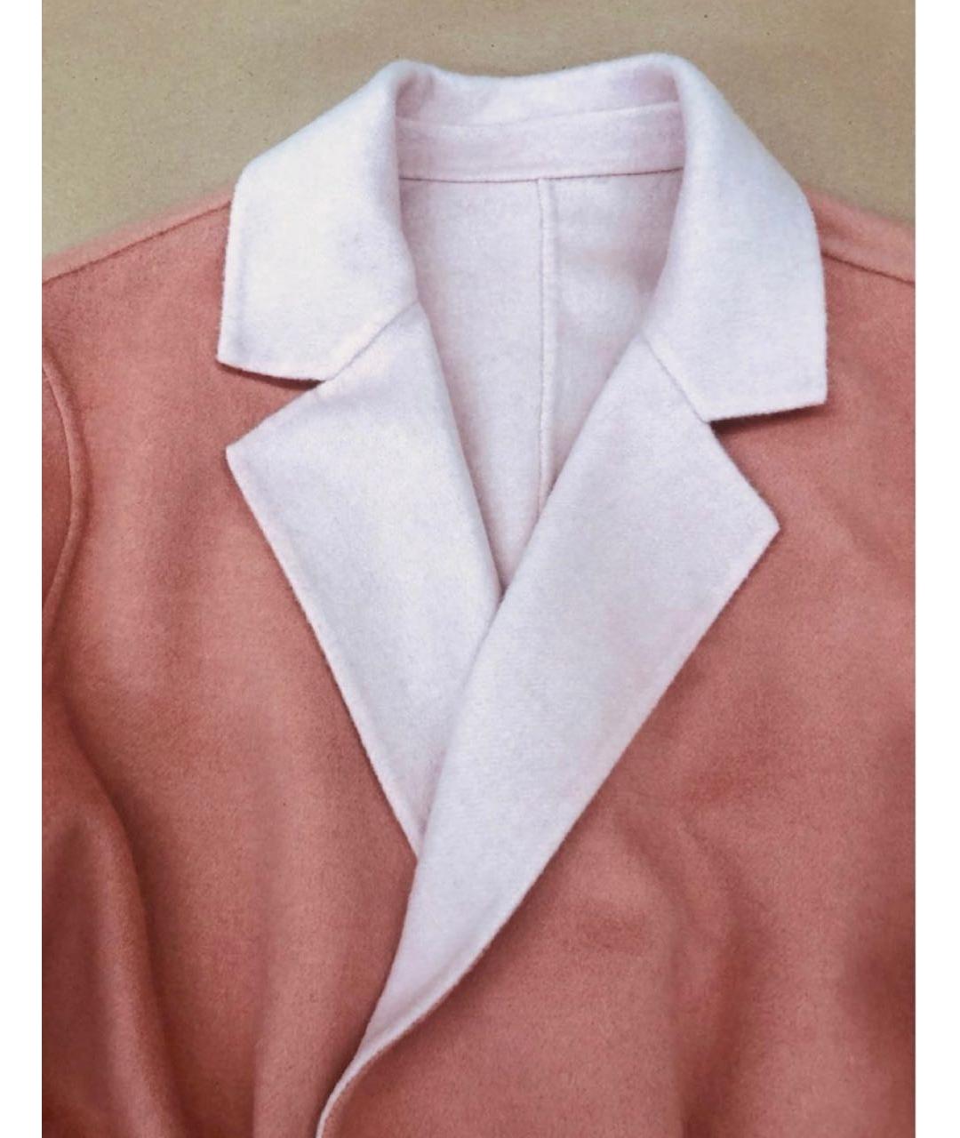 RALPH LAUREN Коралловое шерстяное пальто, фото 7