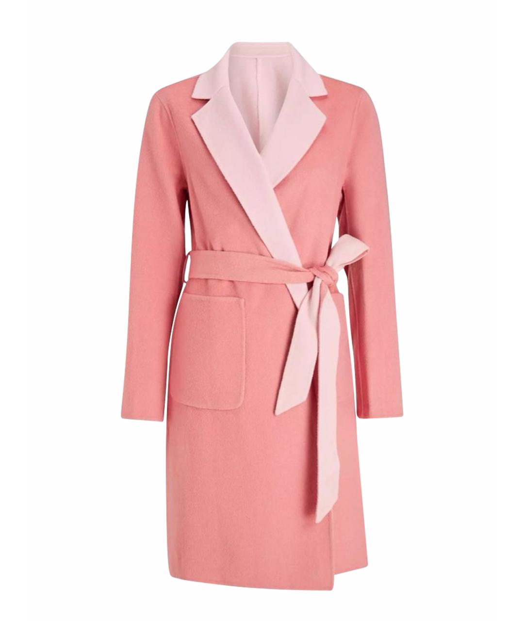 RALPH LAUREN Коралловое шерстяное пальто, фото 1