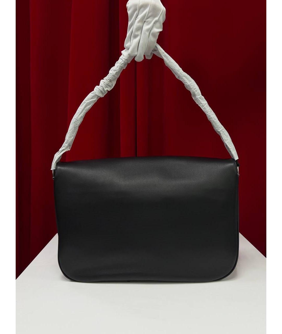 GUCCI Черная кожаная сумка на плечо, фото 5