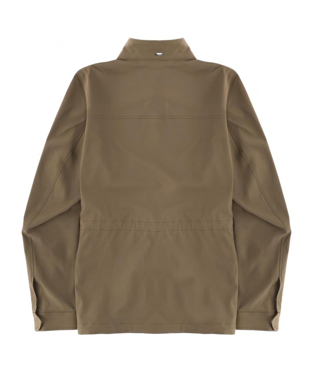 HERNO Хаки полиамидовая куртка, фото 2