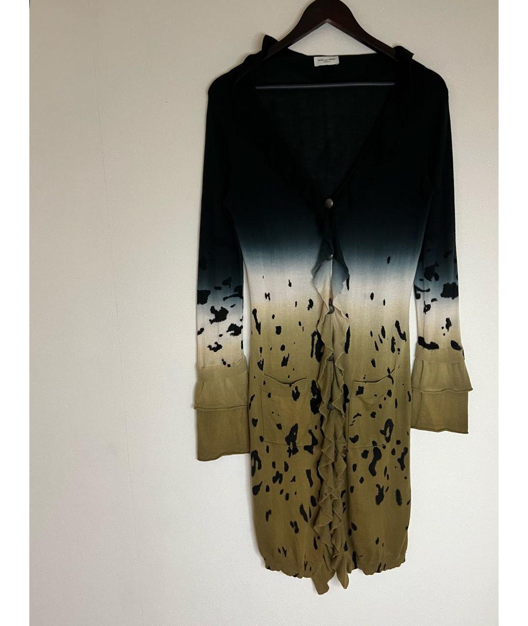 DRIES VAN NOTEN Мульти хлопковое платье, фото 5