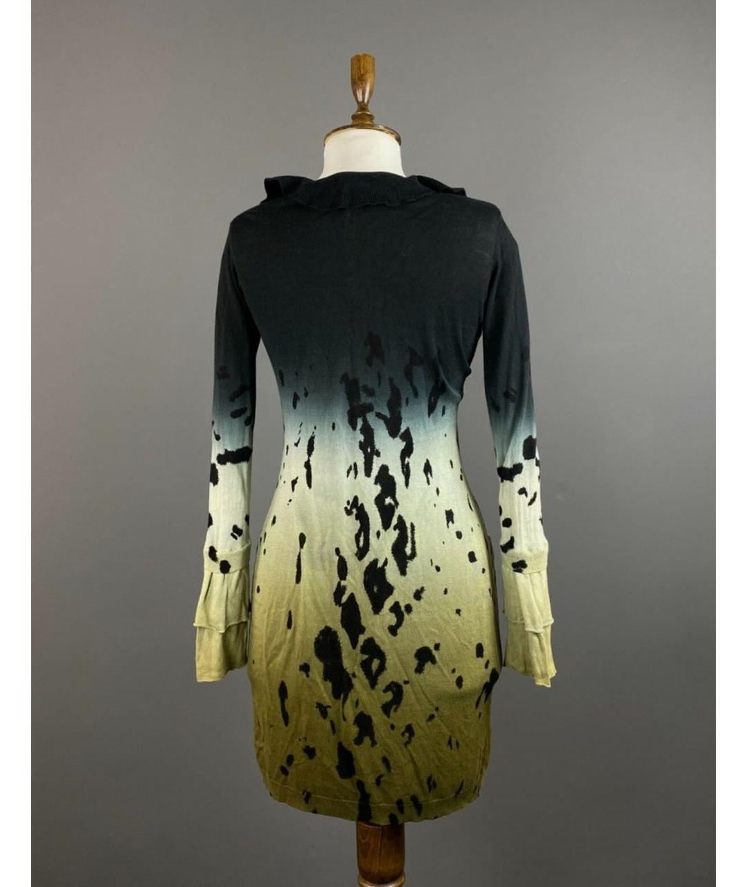 DRIES VAN NOTEN Мульти хлопковое платье, фото 4