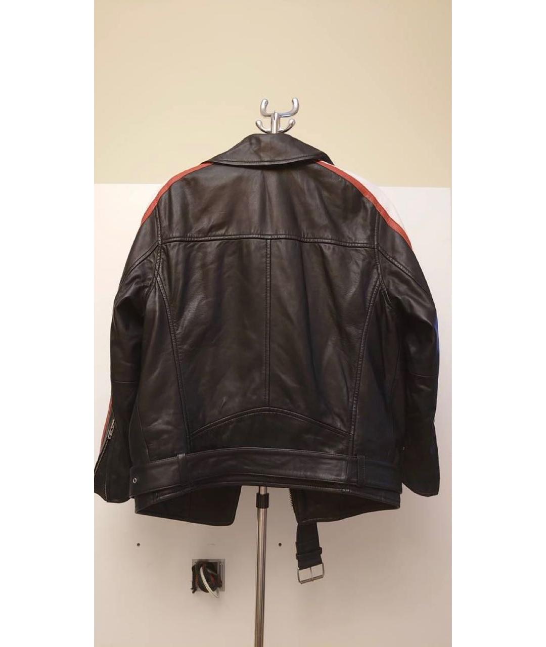 ISABEL MARANT Черная кожаная куртка, фото 2