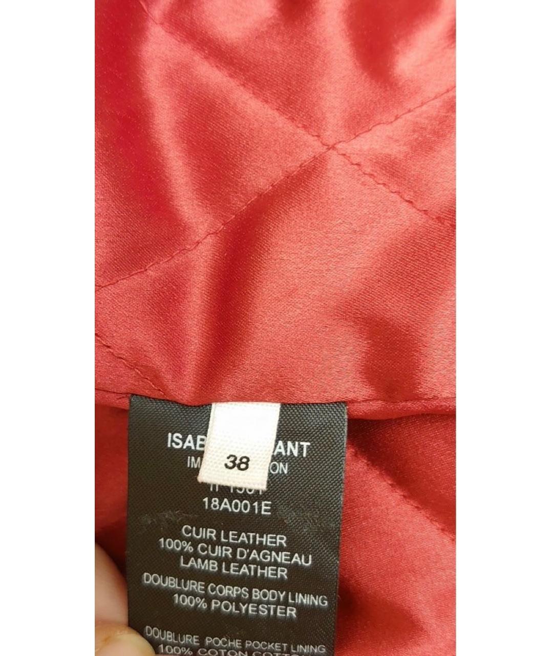 ISABEL MARANT Черная кожаная куртка, фото 4