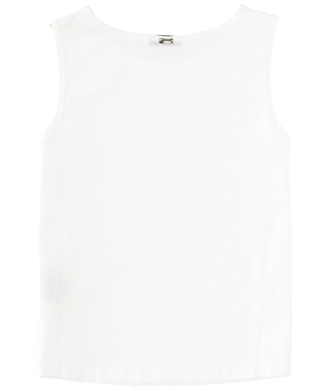 HERNO Белая хлопковая майка, фото 2