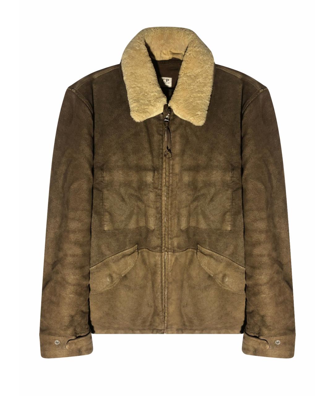 CP COMPANY Коричневая хлопковая дубленка/шуба, фото 1