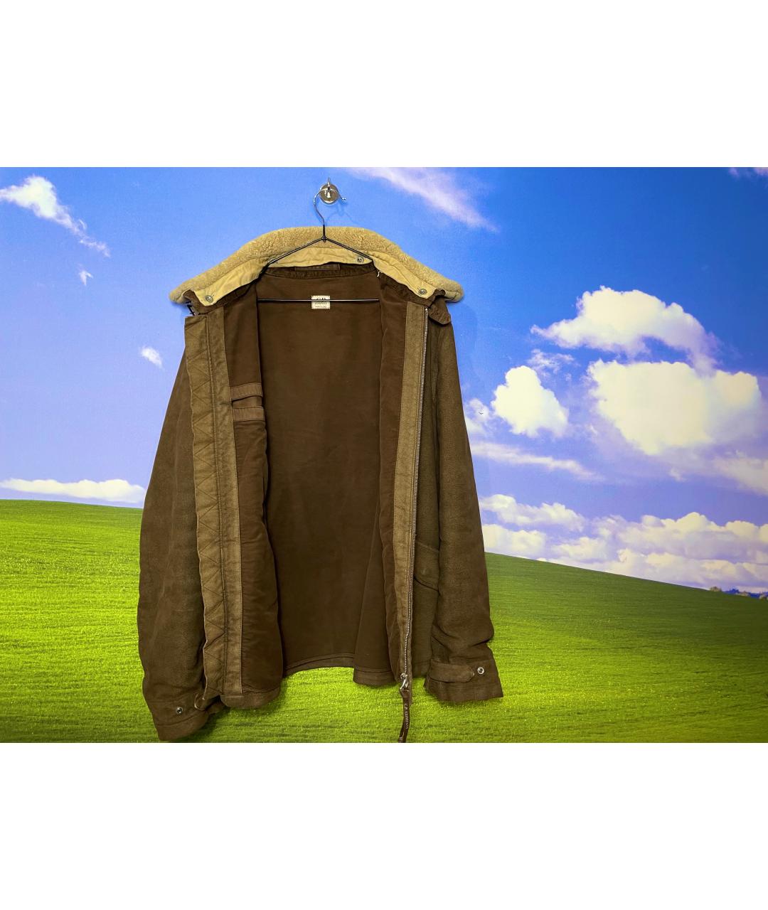 CP COMPANY Коричневая хлопковая дубленка/шуба, фото 6