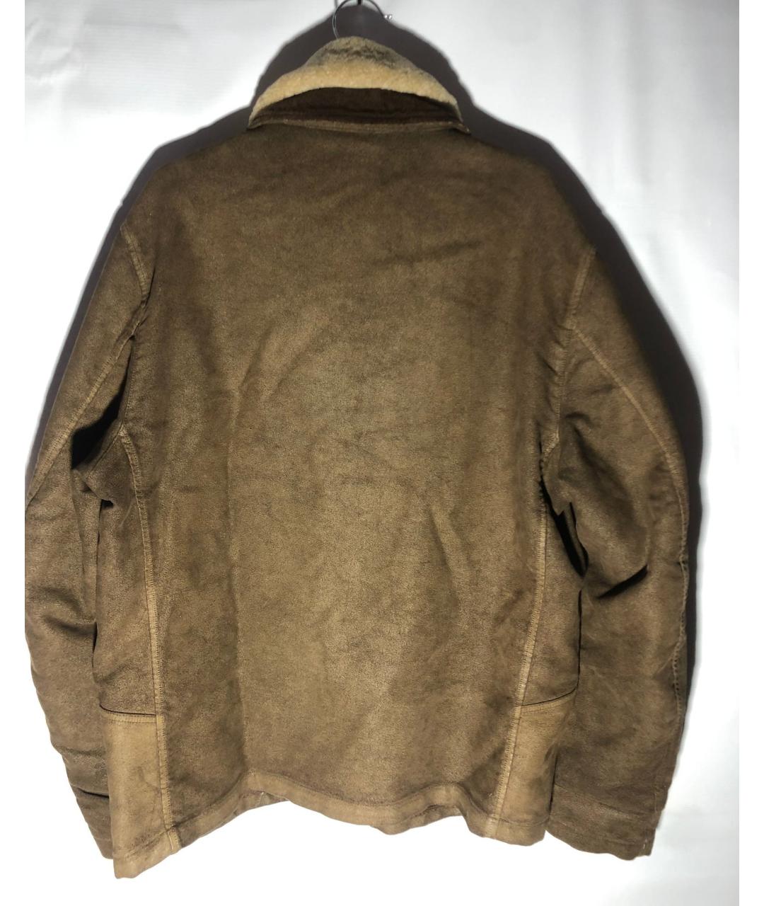 CP COMPANY Коричневая хлопковая дубленка/шуба, фото 2