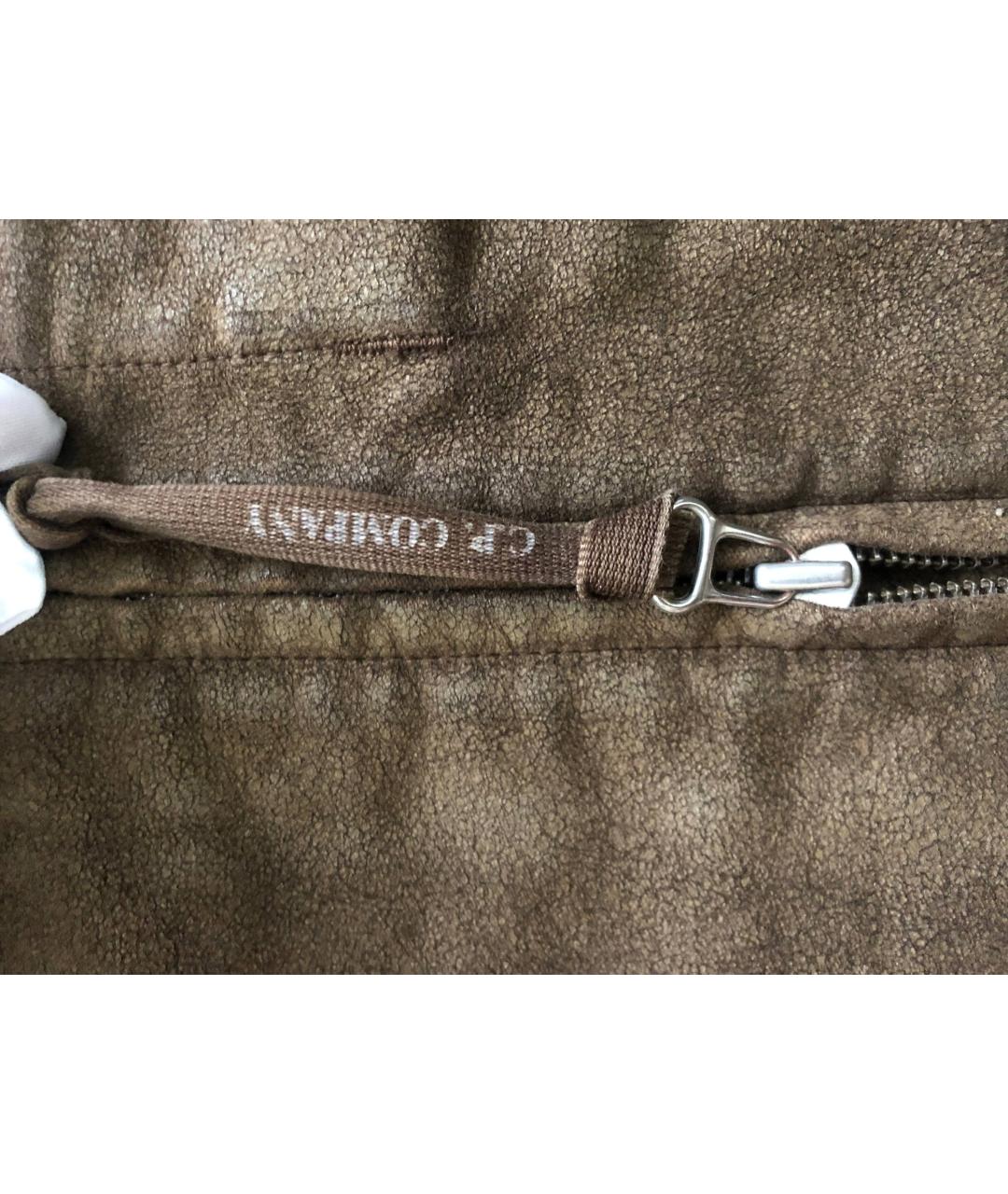 CP COMPANY Коричневая хлопковая дубленка/шуба, фото 3